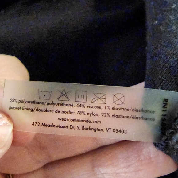 Commando faux leather joggers, black, size XS - Picture 8 of 10